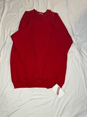 Jerzees Red Men's Crewneck Sweatshirt Size XL